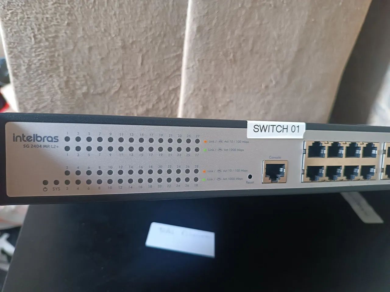 Switch GERENCIÁVEL 24 portas - Intelbras SG 2404 MR L2+ - Foto 3