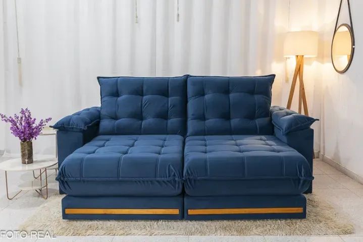 Sofá Retrátil  Reclinável Barcelona 2.30m    Pronta Entrega! - Foto 2