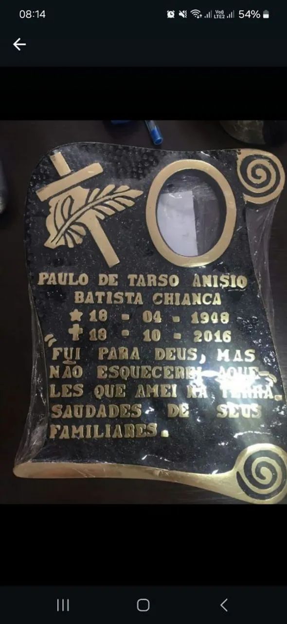 Placas póstuma  - Foto 2