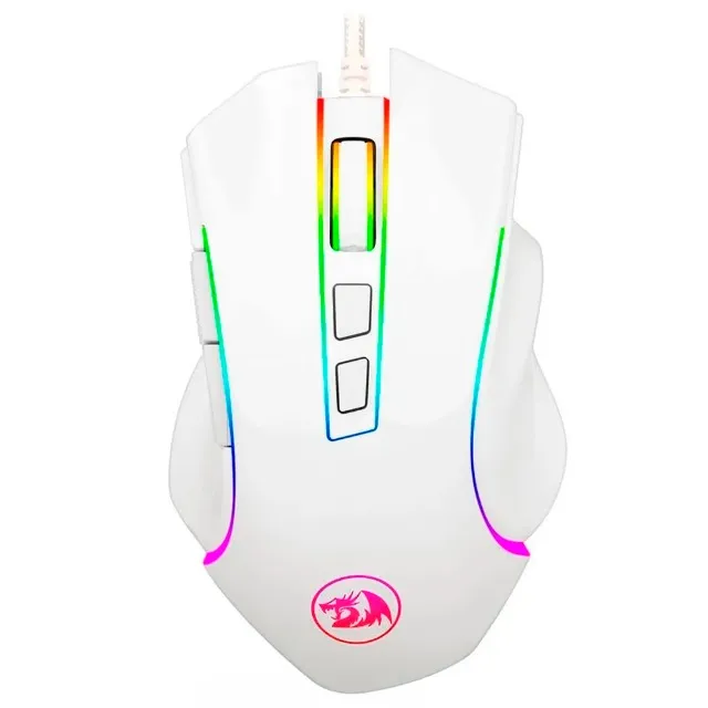 Mouse Gamer Redragon Griffin M607W USB / RGB - Branco