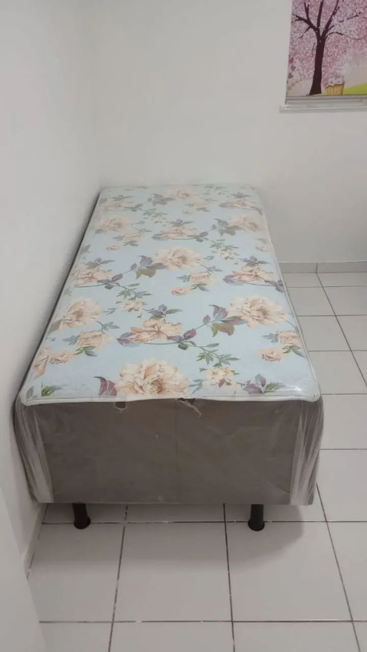 Cama box Solteiro Espuma - Foto 3