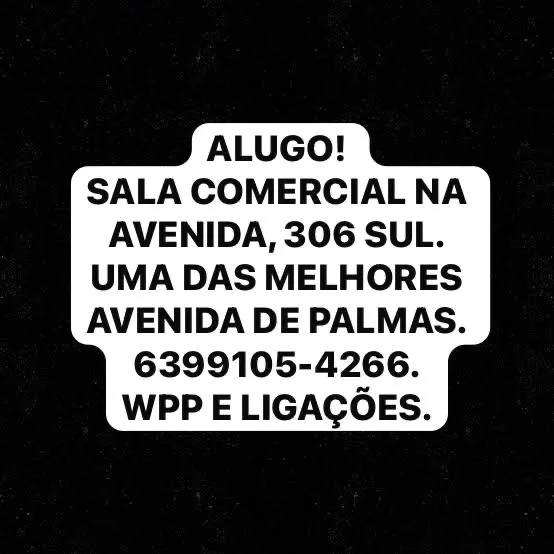 ALUGO: SALA COMERCIAL NA LO5 (306SUL)