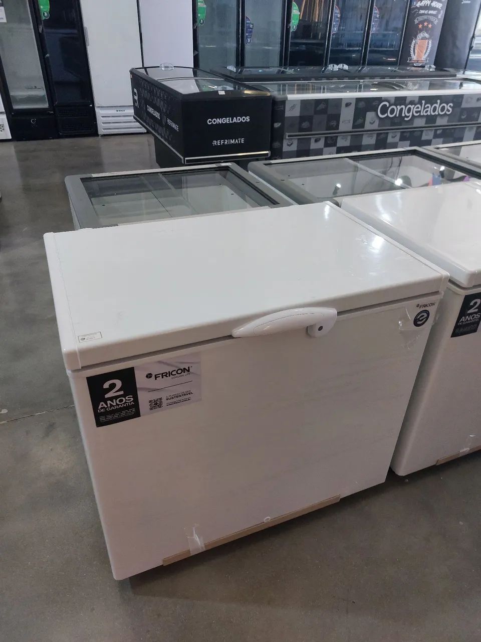 Freezer horizontal 311 litros para congelados 2 anos de garantia 