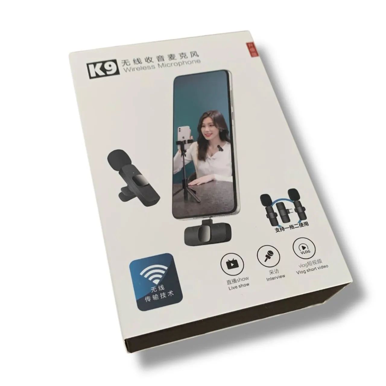 Microfone Sem Fio K9 para Celular Tipo-c  - Foto 3