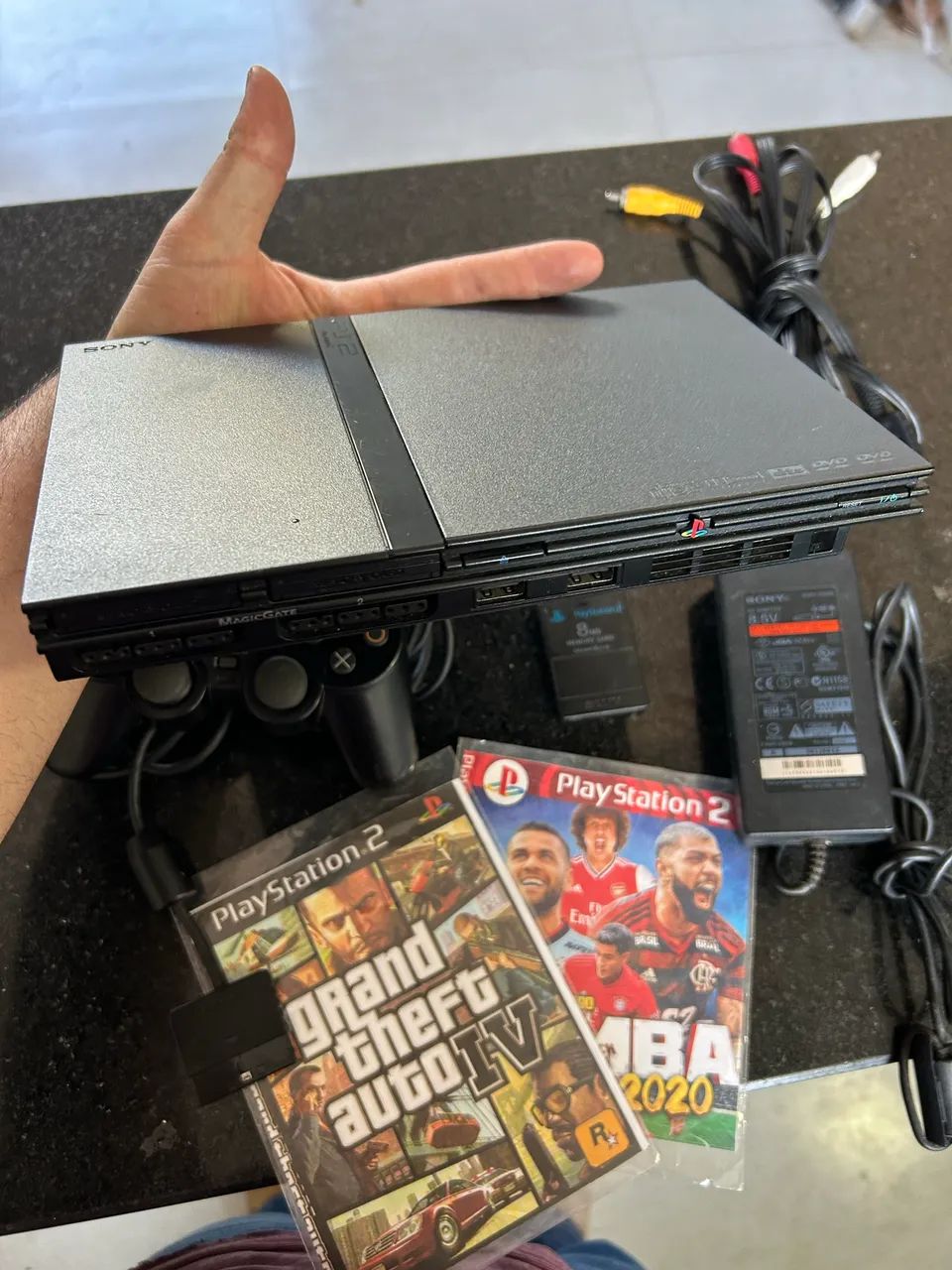 Ps2 desbloqueado impecável 100% original(ENVIO OLXPAY) - Foto 5