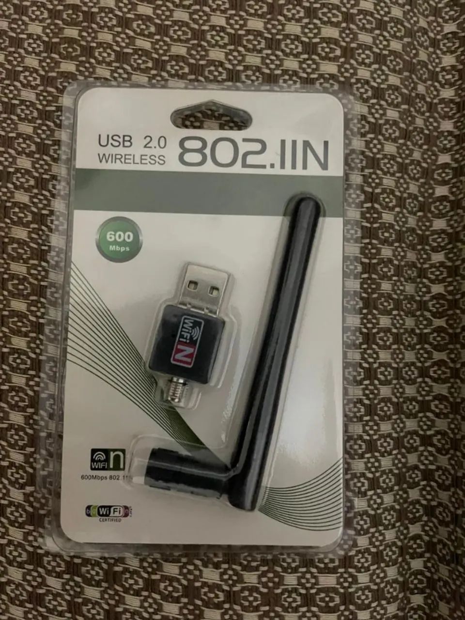 Adaptador USB Wireless 802.11N 600Mbps - Foto 3