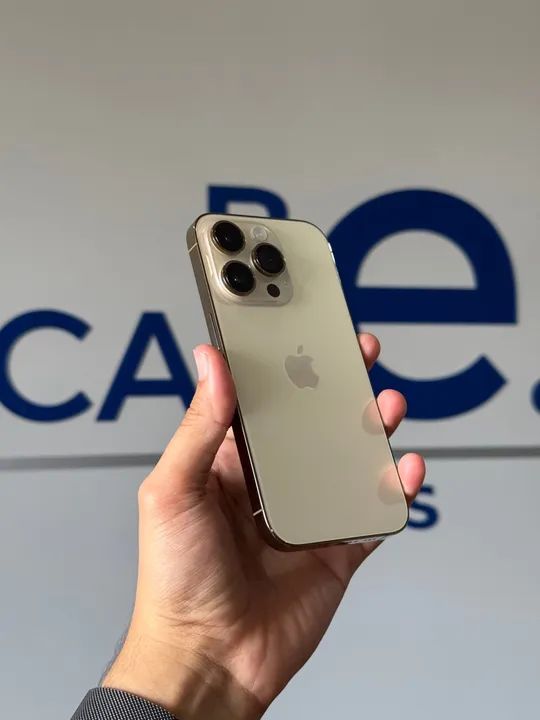 iPhone 14 Pro 128gb Dourado Loja física - Foto 2