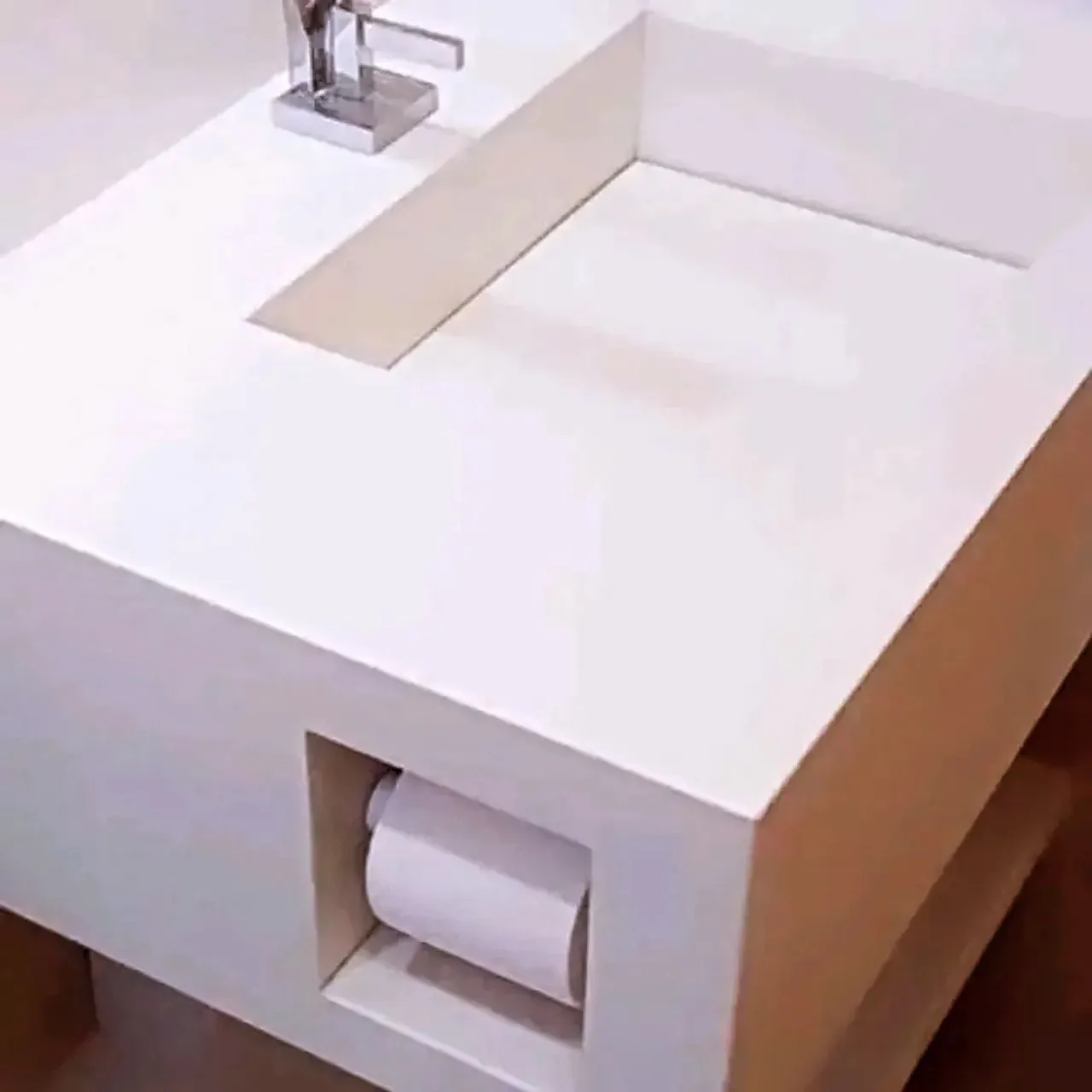 Pia Esculpida e Bancadas de Cozinha em Porcelanato - Qualidade e Elegância!