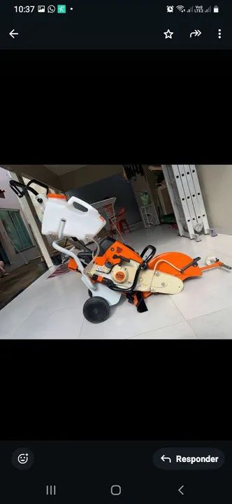 Cortador a Disco "Concreto, Ferro e Alfalto" a combustão STIHL TS 800, com carrinho 4.500 - Foto 2