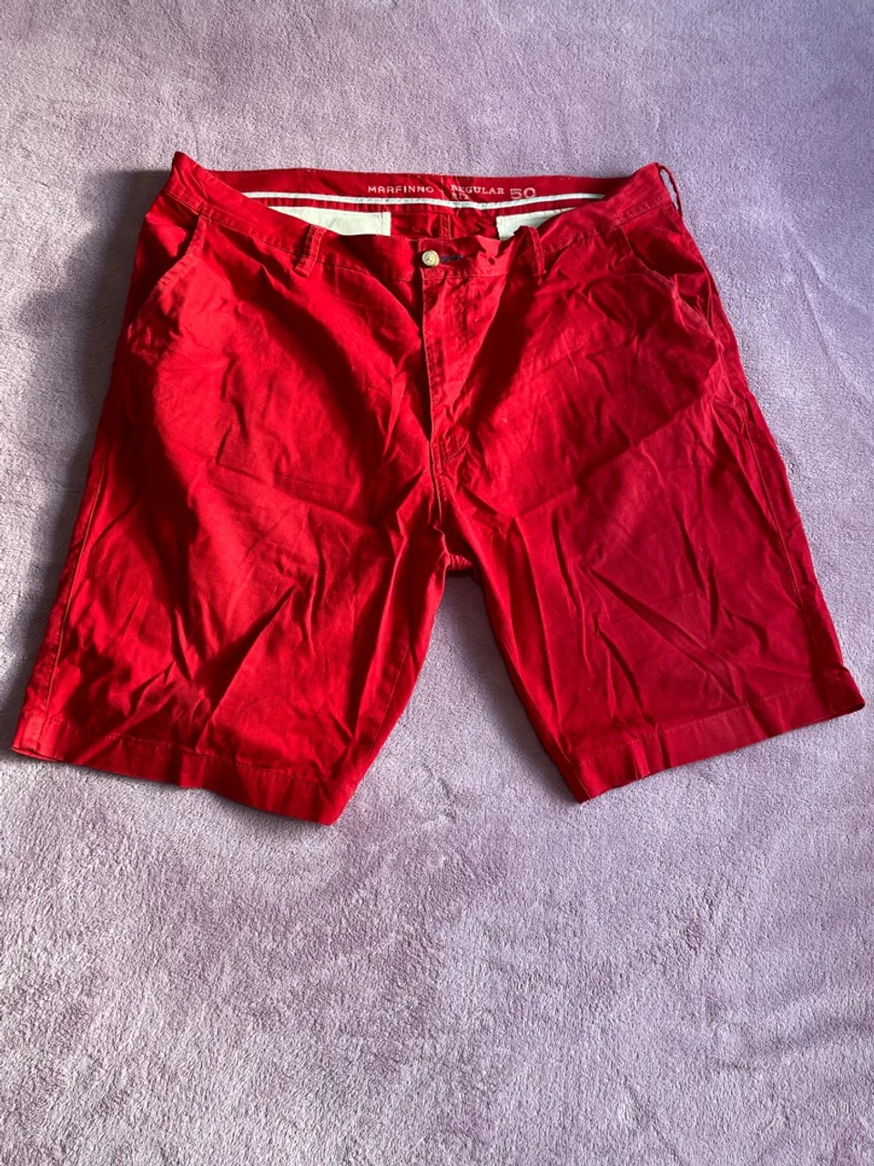 Bermuda jeans Vermelha Masculino