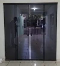 Porta de vidro fume valor sem instalação 2000x2100