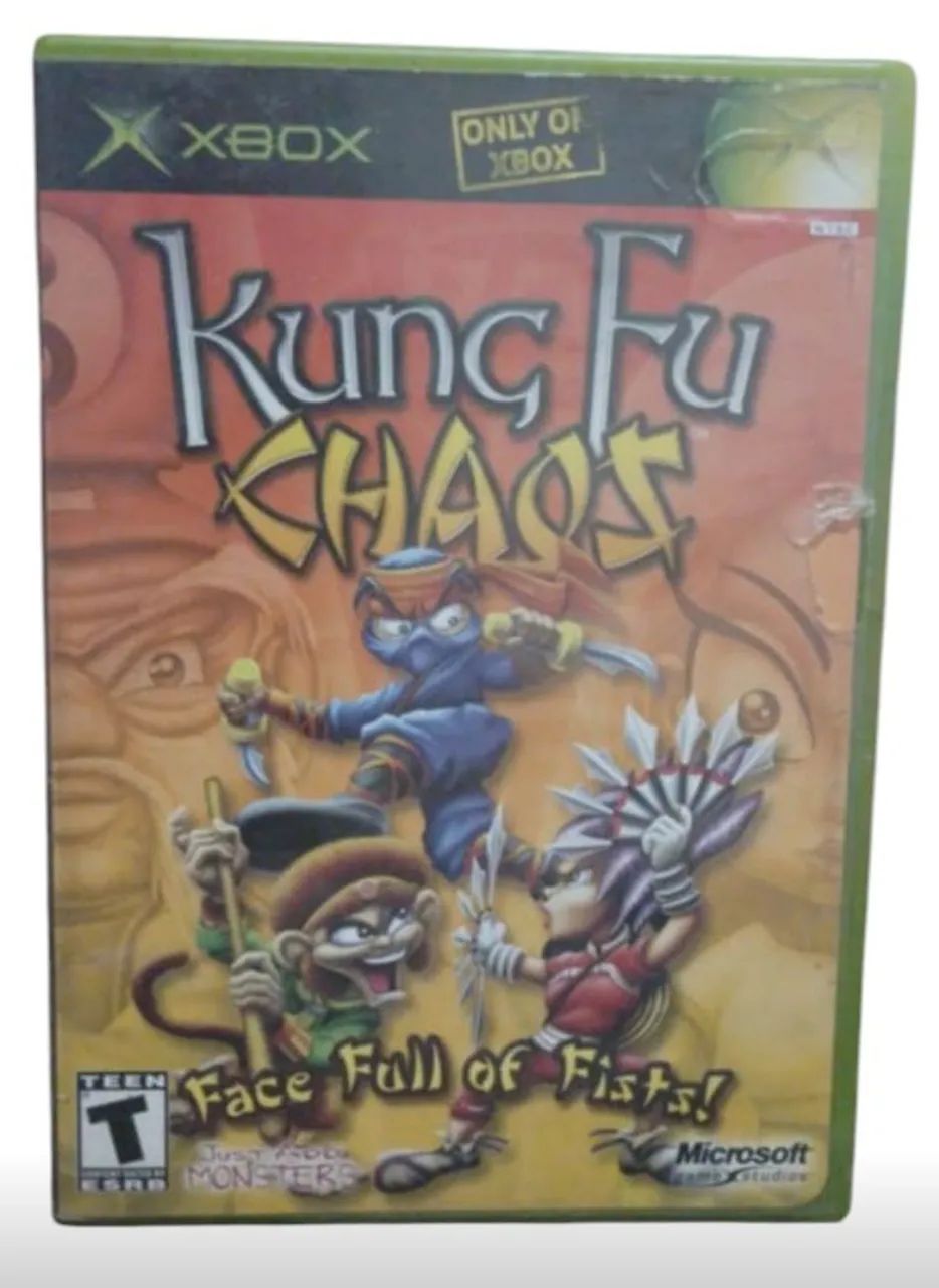 Jogo de Xbox kung fu chaos