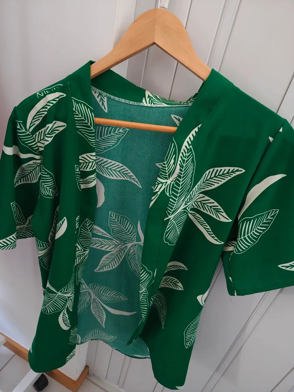 Conjunto Feminino Estampado Tropical Camisa e short  - Foto 3
