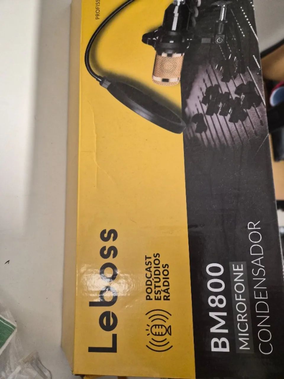Microfone condensador Leboss - BM800 *usado* - Foto 2