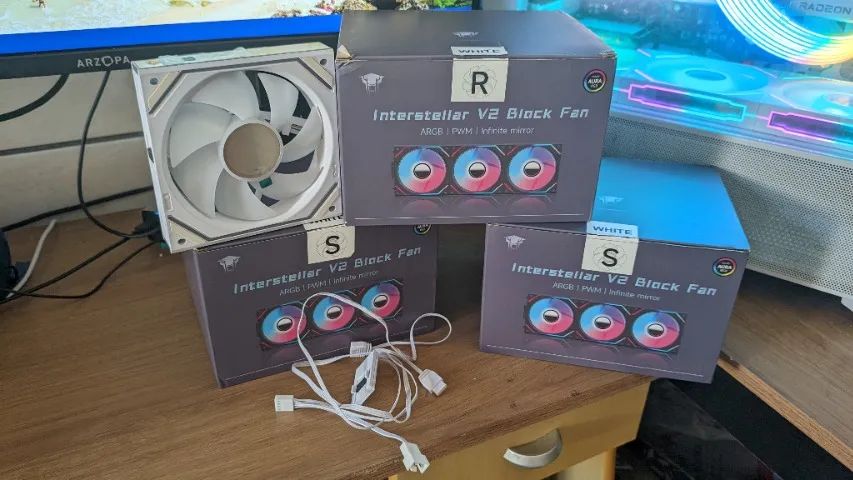 Kit Fans Jungle Leopard Interstellar V2 ARGB 120mm (valor de cada kit com 3 fans)