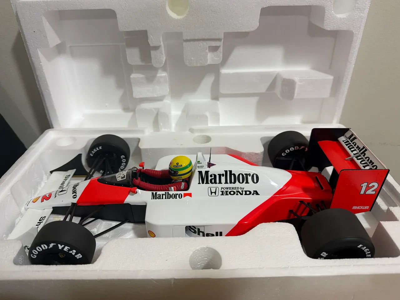 Ayrton Senna F1 Minichamps 1:12 McLaren Honda MP4/4 Japanese GP
