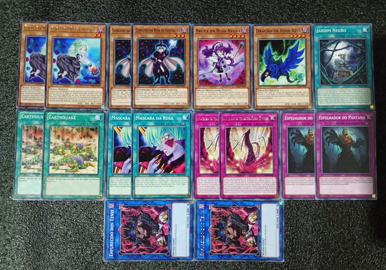 Deck rosas cartas originais de yu-gi-oh - Foto 5