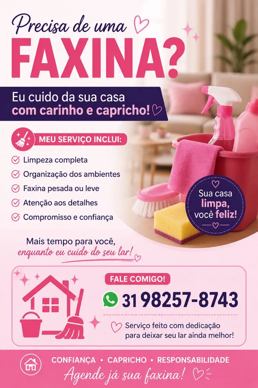 Faço faxina