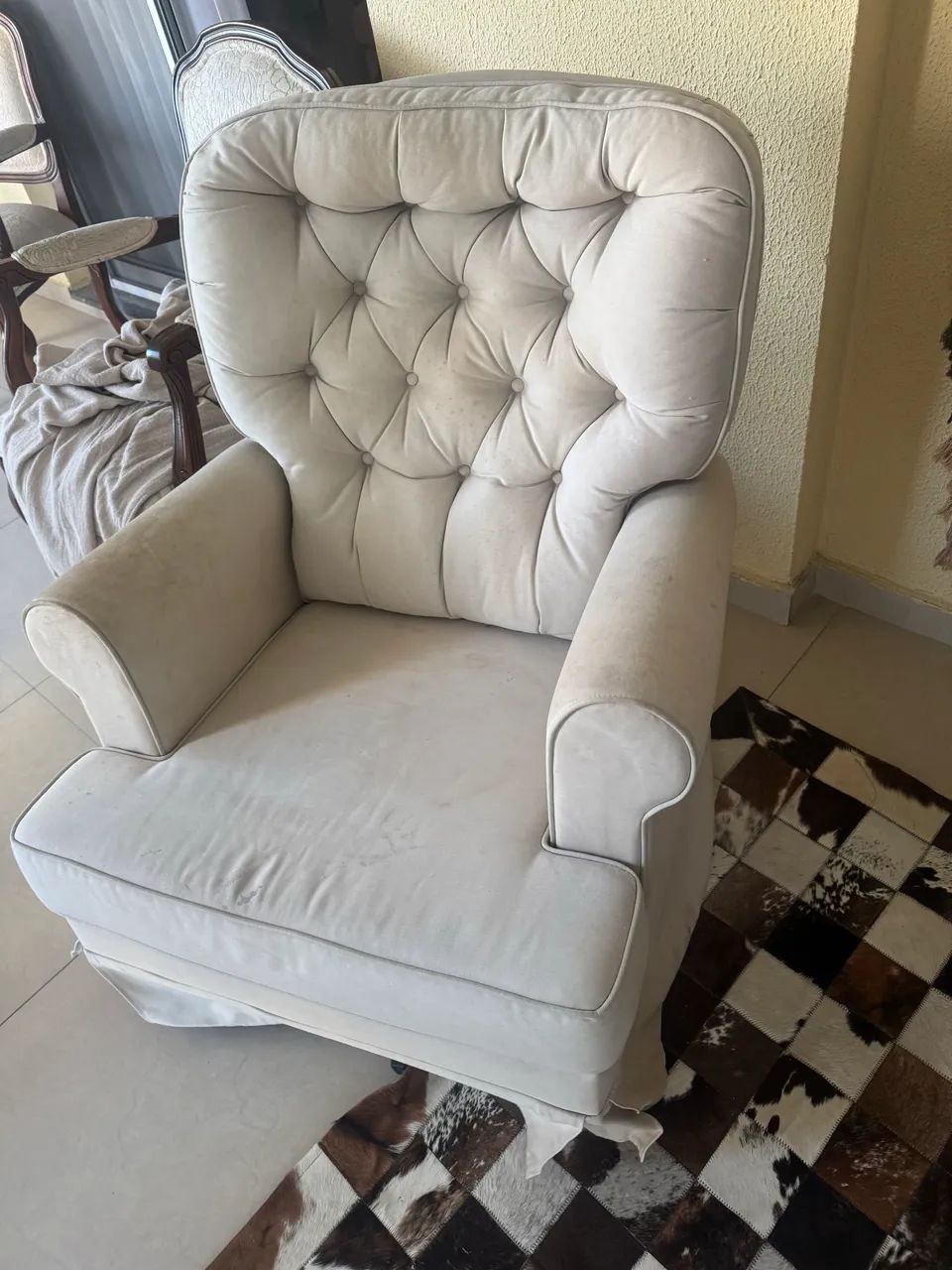 Poltrona balanço amamentação giratória  - Foto 3