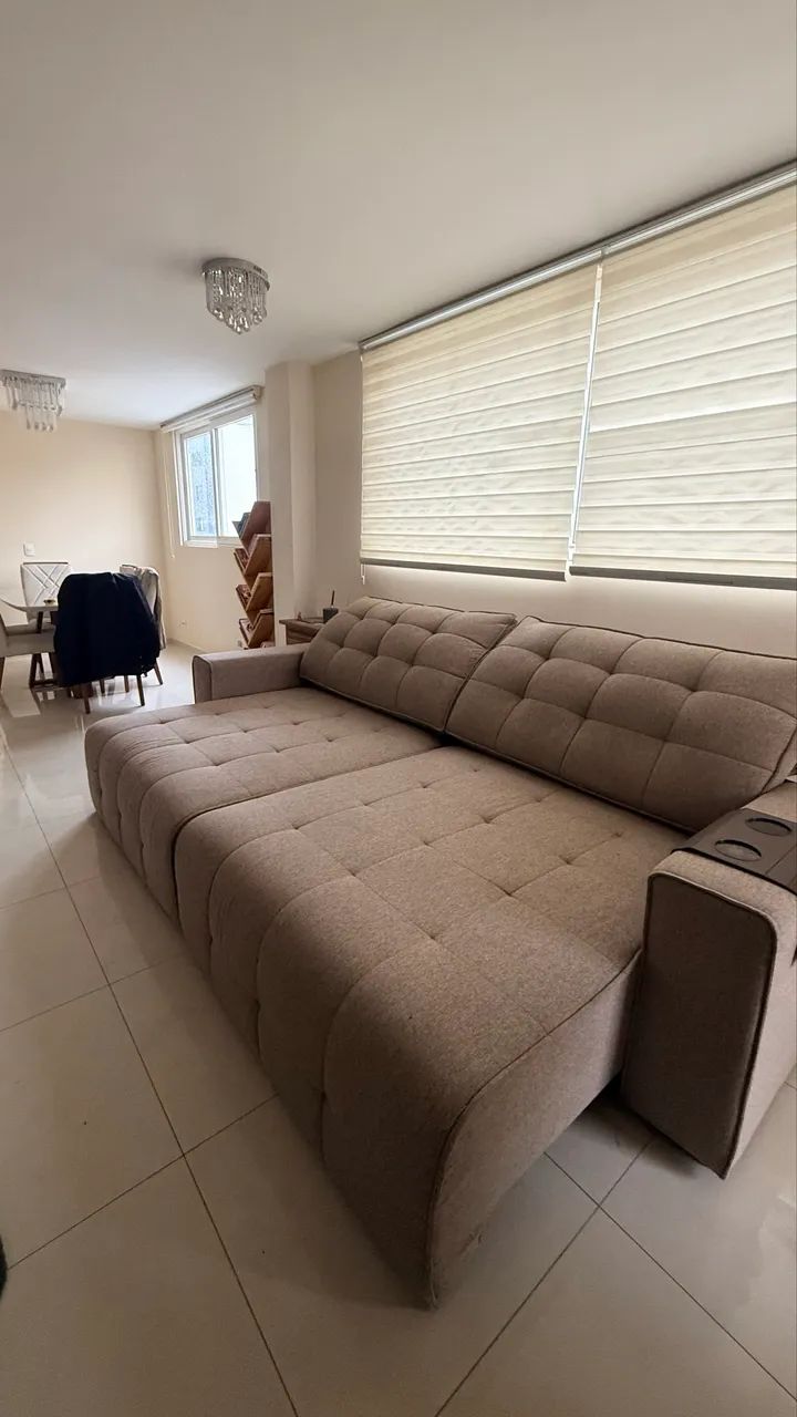 Sofá Retrátil e Reclinável 2,90m