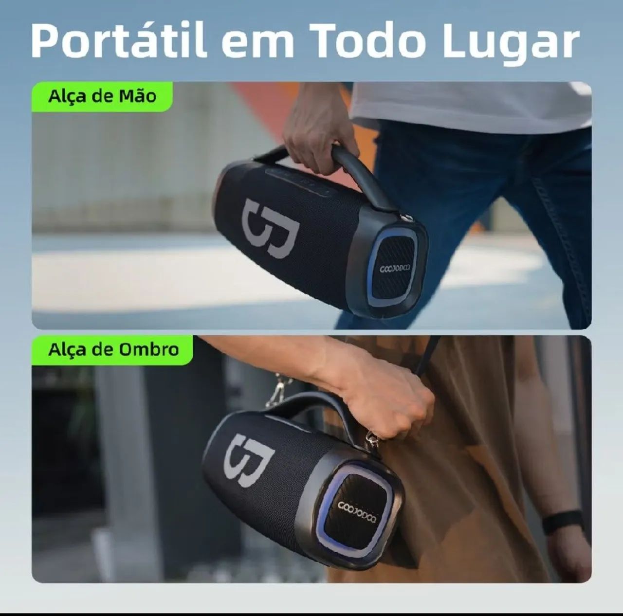 Caixa de som gojodoq tipo bombox  - Foto 3