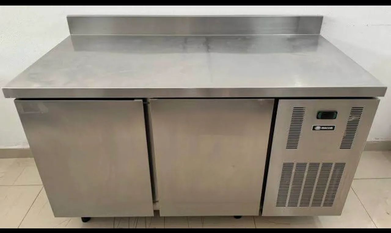 Balcão refrigerado macom inox 