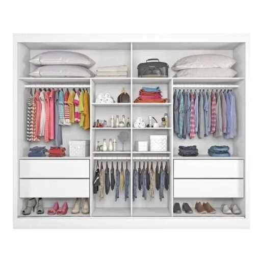 Guarda Roupa Verona MDF. Pronta Entrega. 2701 - Foto 4