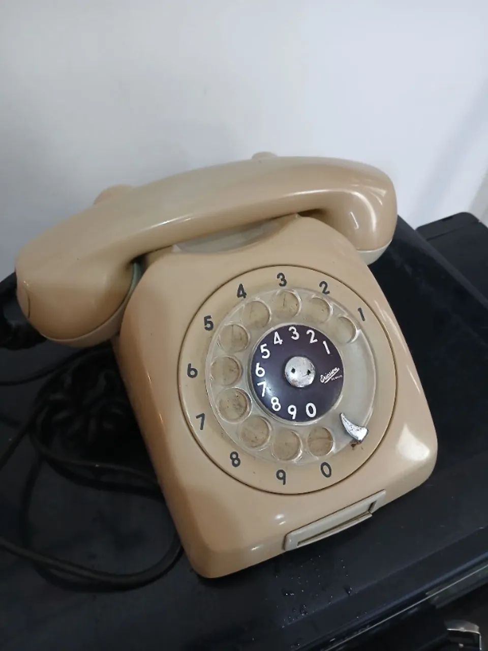 telefone antigo de disco Ericsson - antiguidade - Foto 2