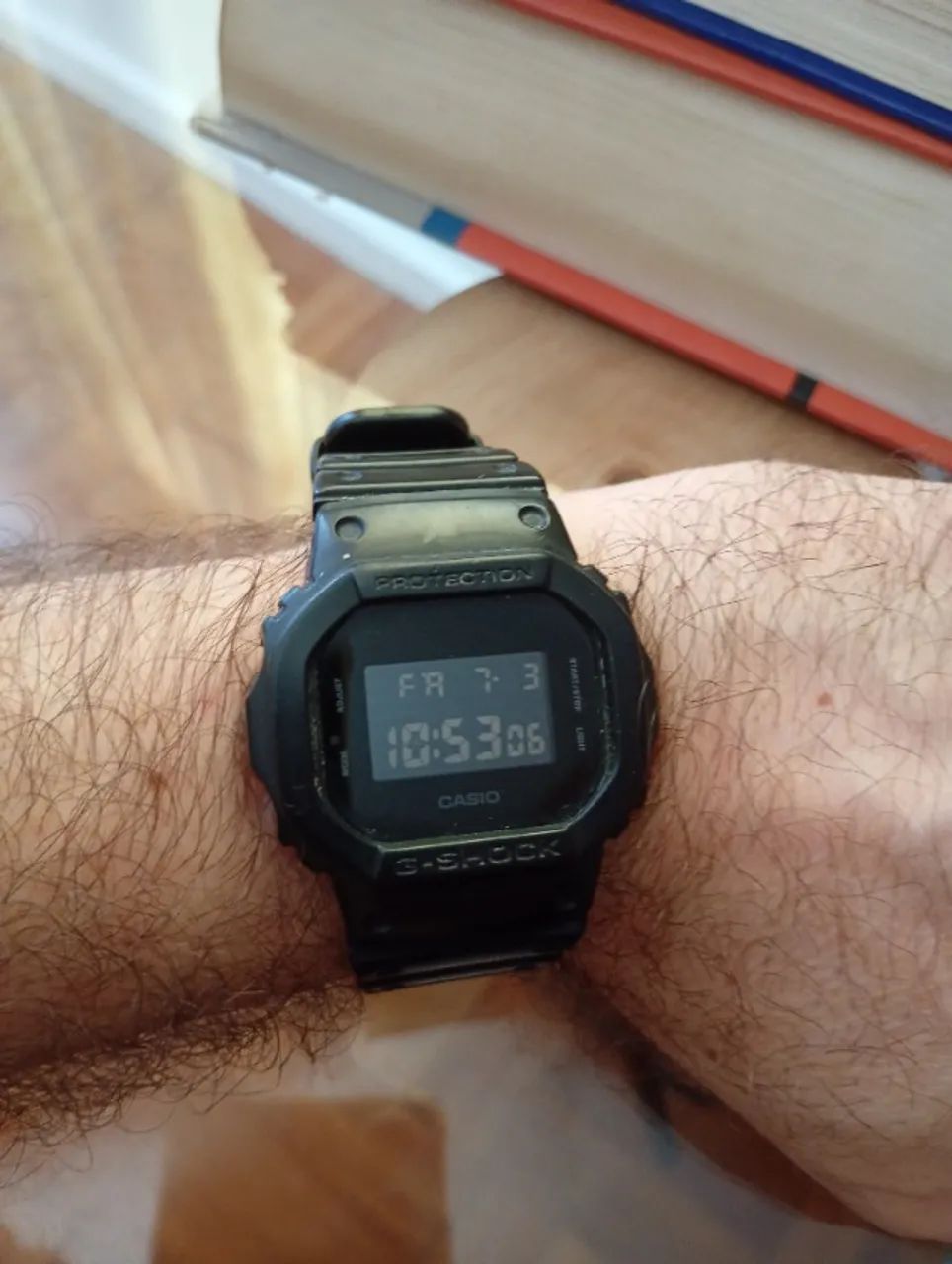 Relógio Casio Masculino G-Shock DW 5600BB Preto Original  - Foto 5
