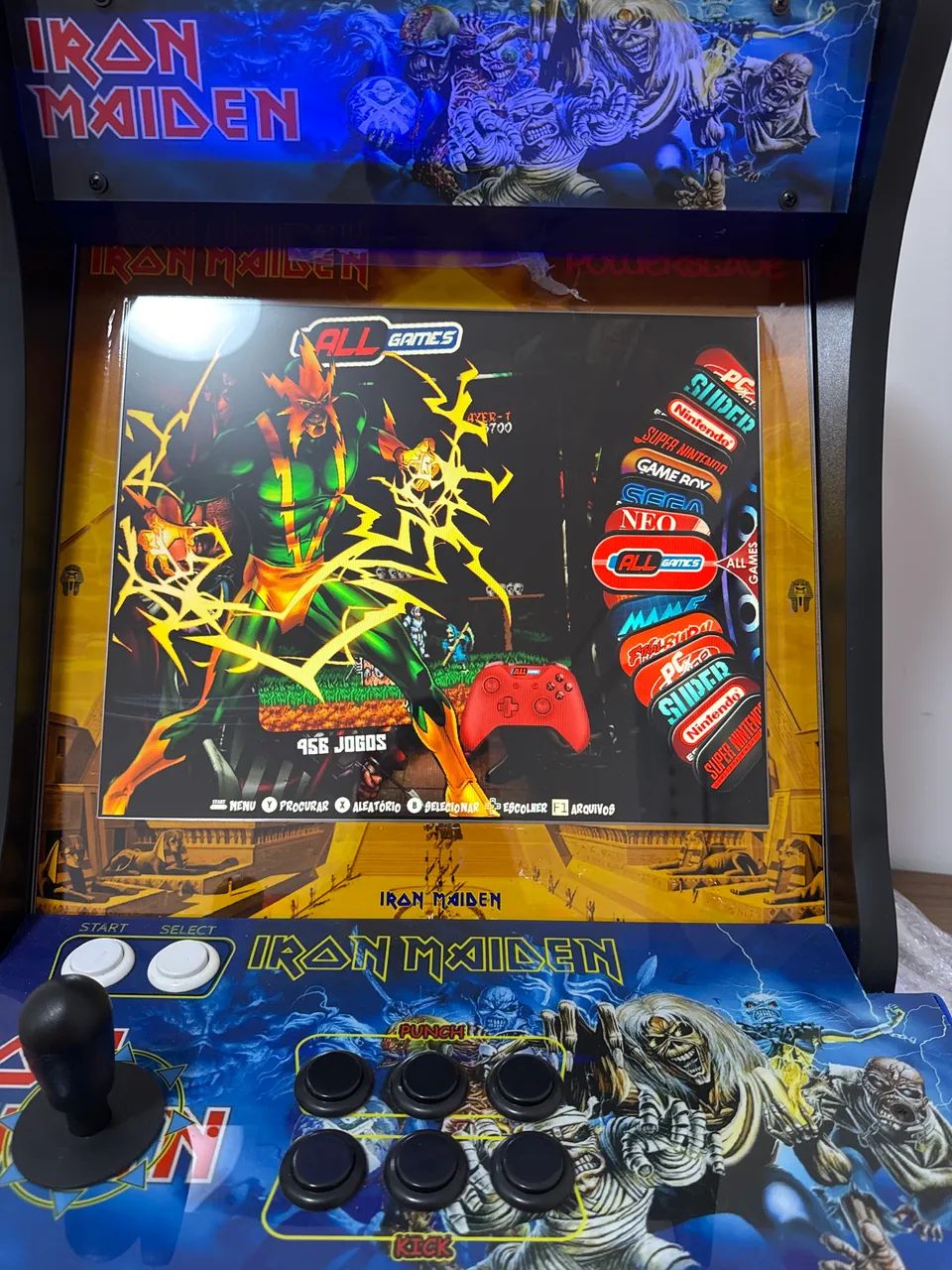 Fliperama Personalizado IronMaiden