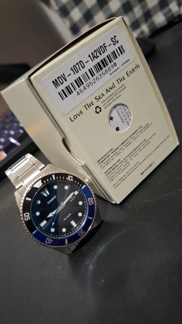 Casio Duro "Batman" 44m na caixa - Foto 2