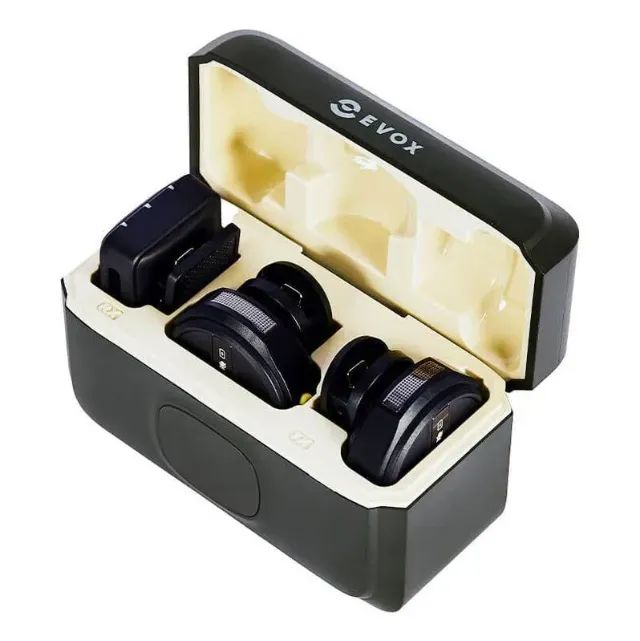  Microfone  Lapela Sem Fio Evox Duo Dot - Foto 2