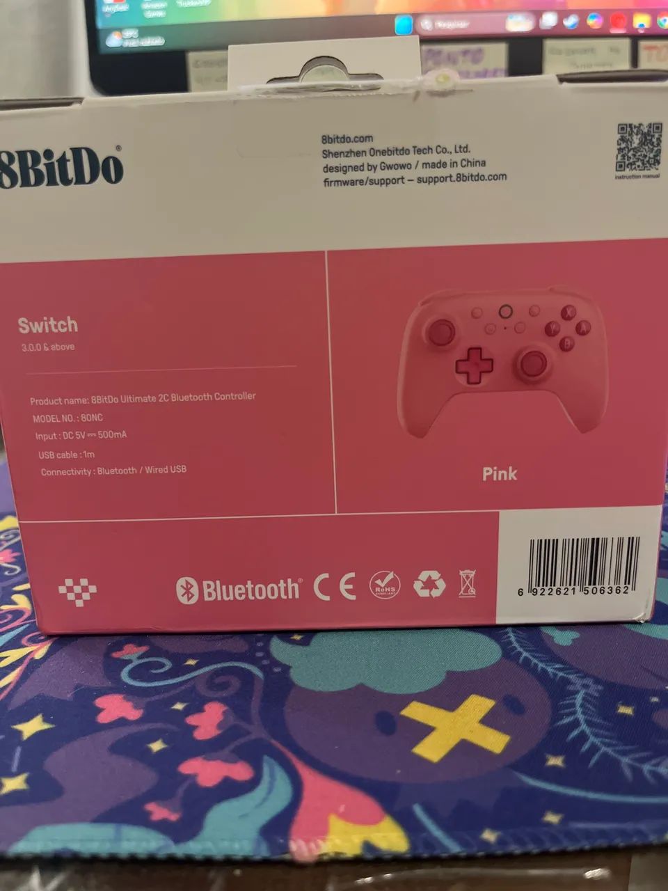 Controle 8BitDo Ultimate 2C Bluetooth para Switch - Foto 4