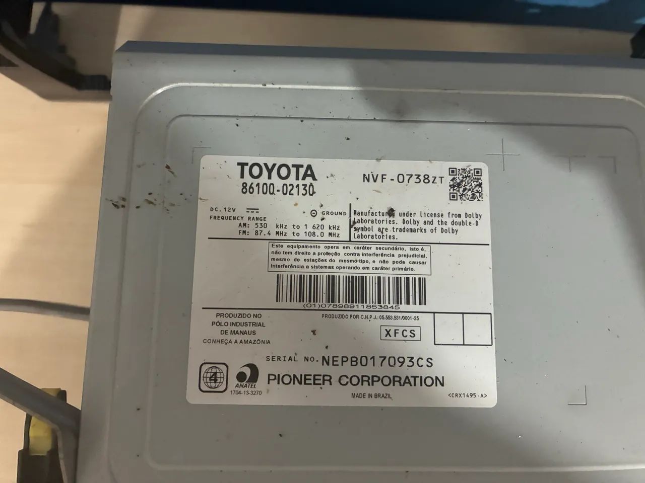 Multimídia original Corolla 2014/2015 - Foto 2