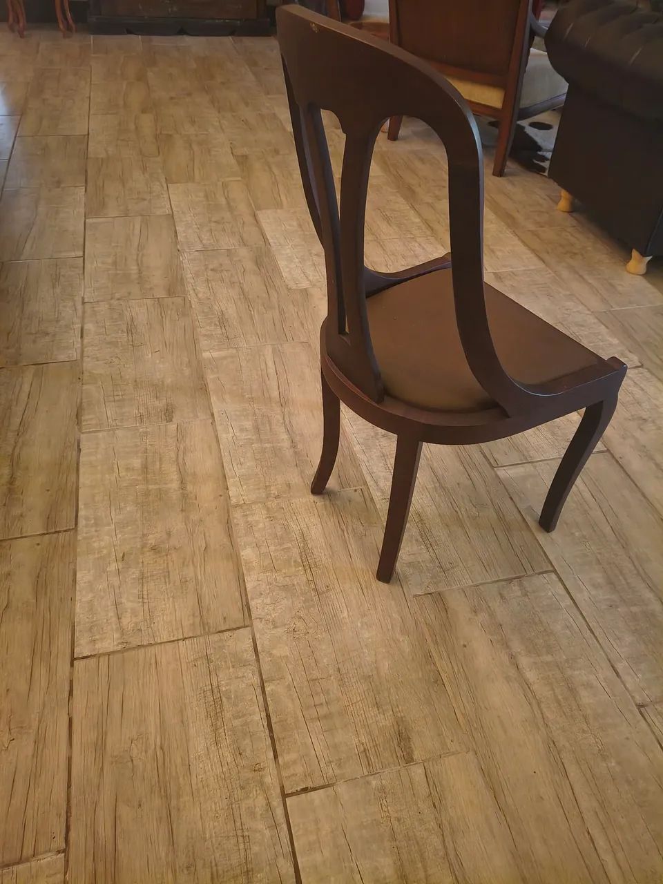 CADEIRAS MOGNO MACIÇA  - Foto 5