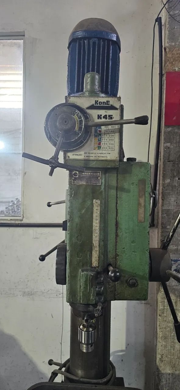 Furadeira de coluna Kone k45 usada  - Foto 5