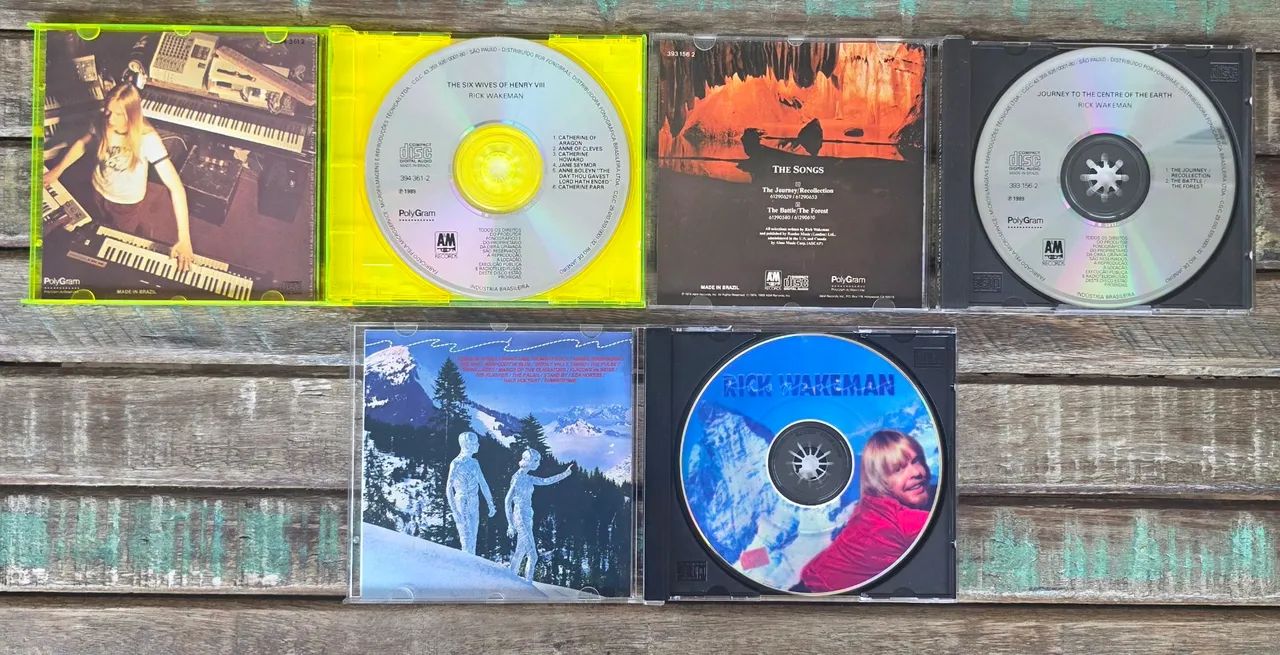 3 CDs clássicos Rick Wakeman - CDs, DVDs etc - Recreio dos