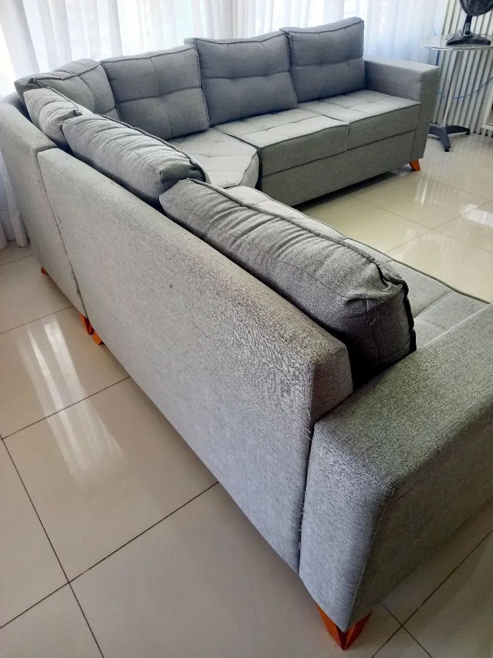 Lindo sofá em L seminovo  - Foto 3