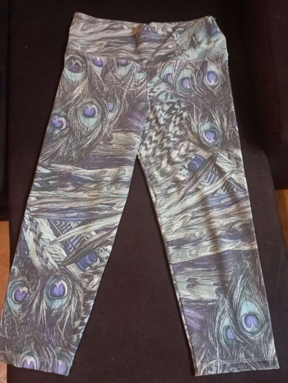 Legging estampa pavão 