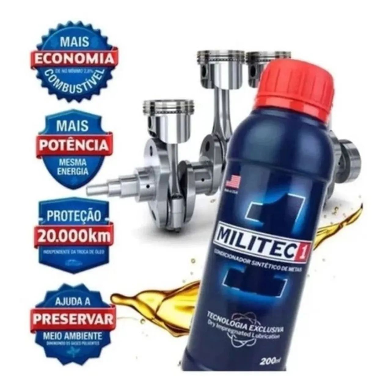 Militec 1 200l Condicionador de Metais 100% Original  - Foto 3