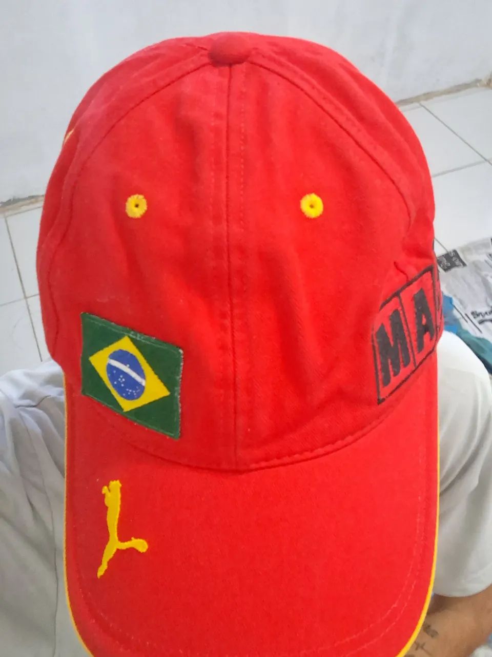 BONÉ PUMA FERRARI 2008 FELIPE MASSA ORIGINAL