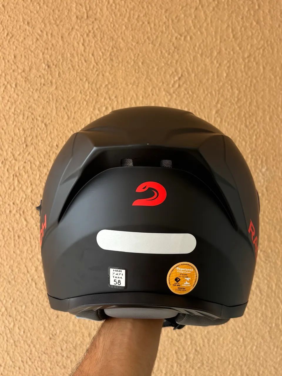 Capacete Race Tech Signal - Número 58 - Foto 4