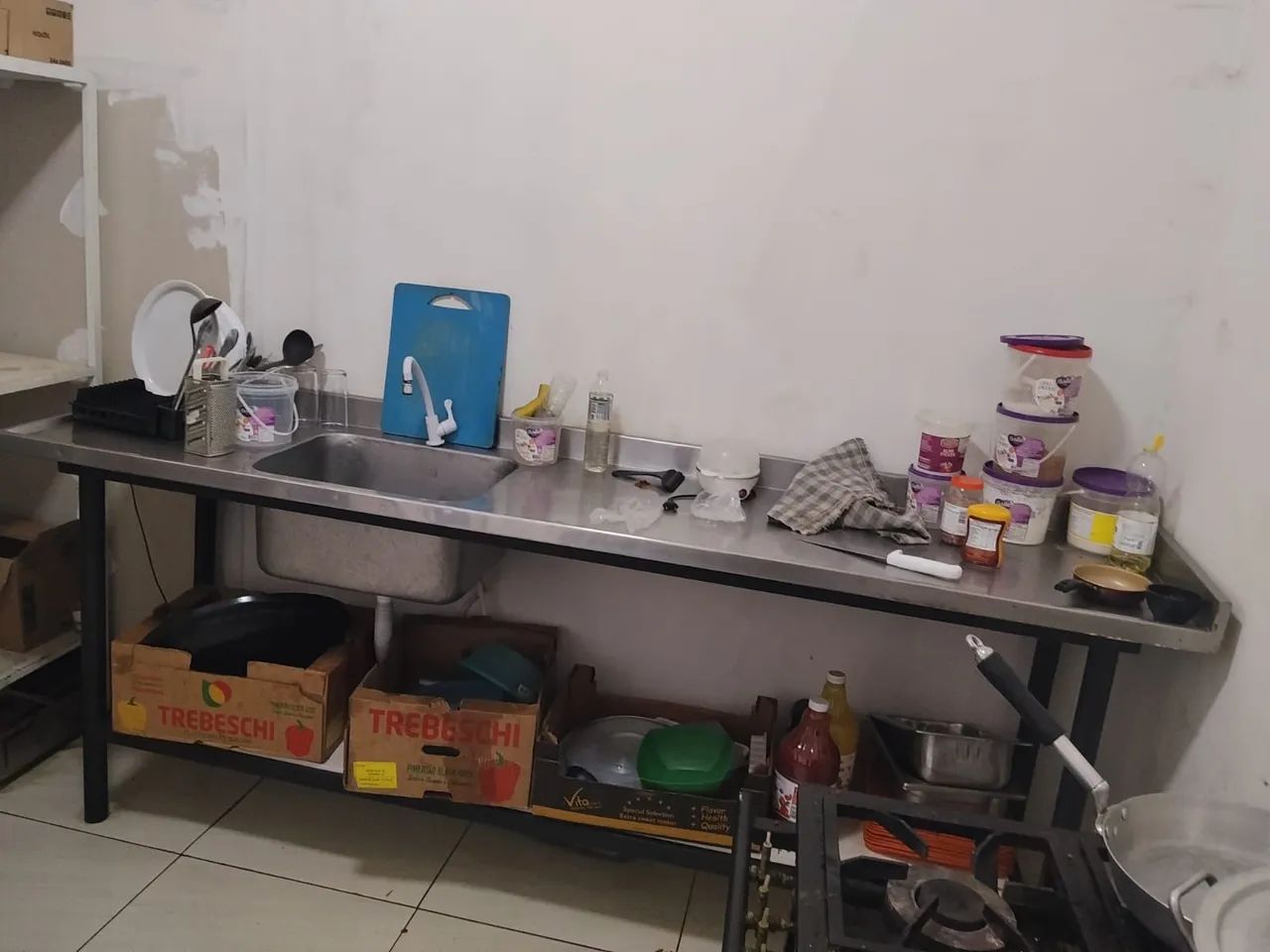 Pia para restaurante 