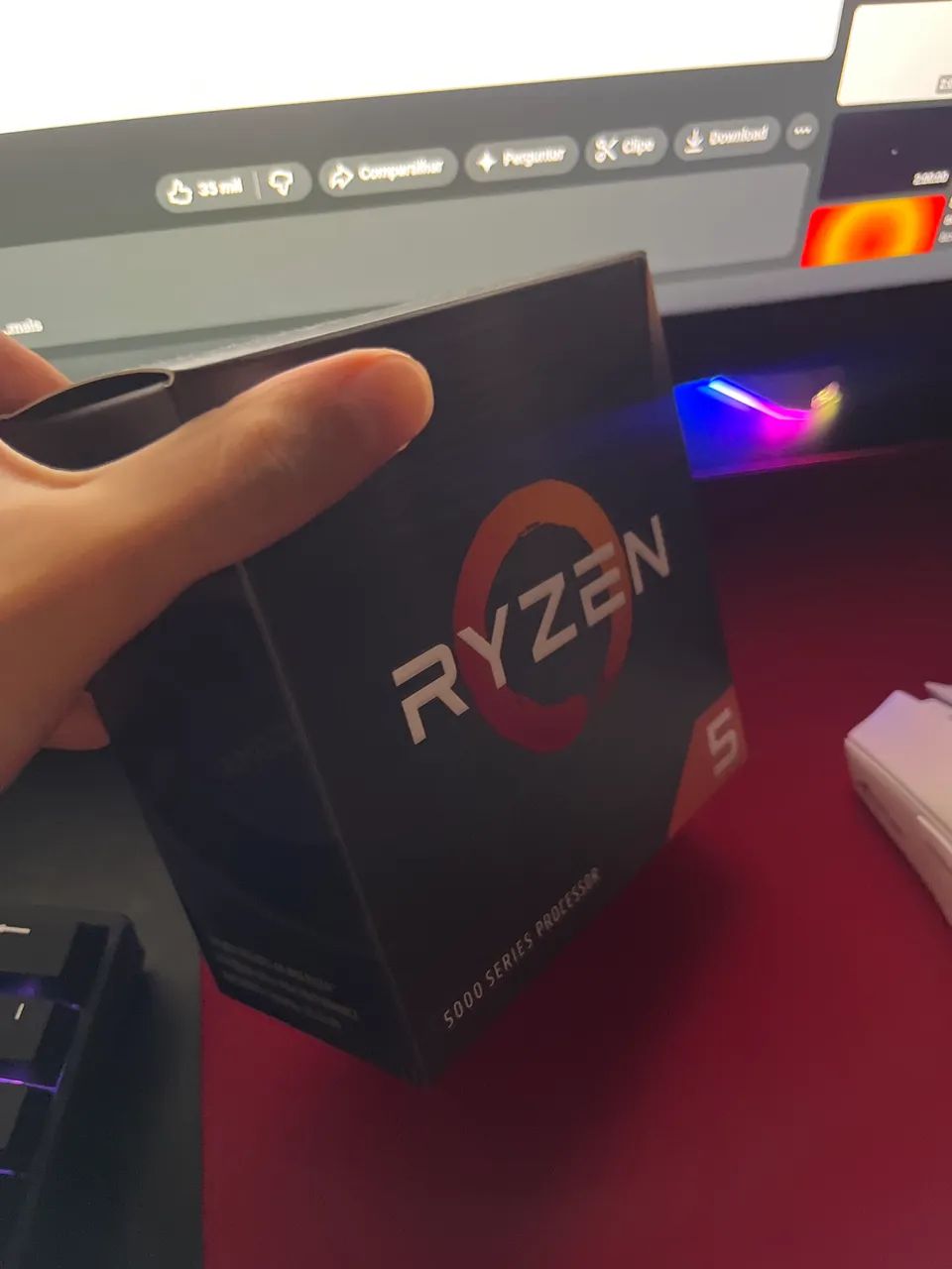 Ryzen 5 5600xt  troca em 5500x3d com volta minha - Foto 2