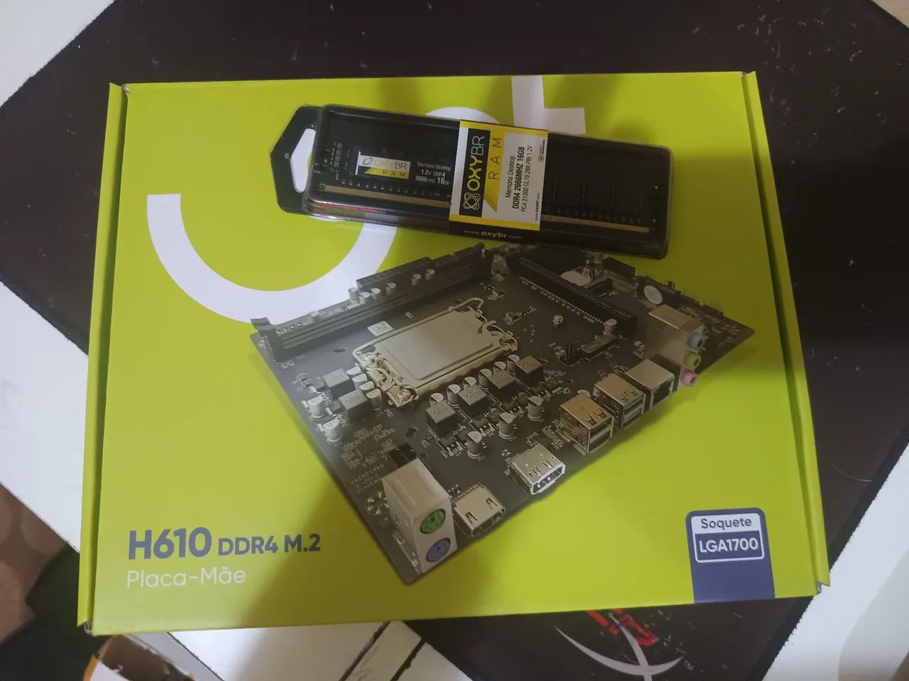 Kit placa mãe  Processador i5 14400 +memória 