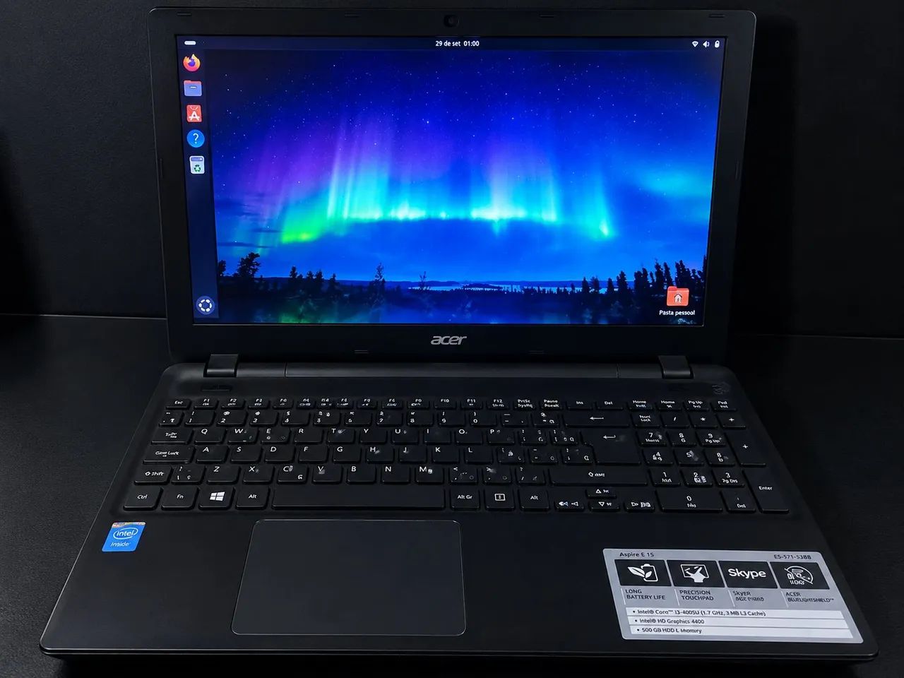 Notebook Acer Aspire E 15 Intel Core i3 4GB RAM HD 500GB