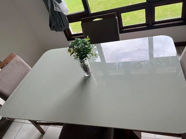 Mesa de jantar retangular com 4 cadeiras - Foto 2
