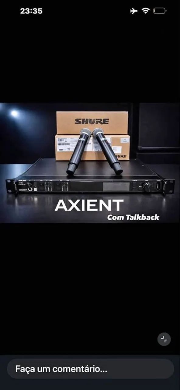 Kit Axient com 2 bastões AD4D G55 Com TalkBack 