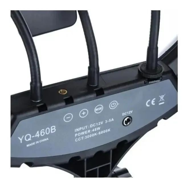 Ring Light LED 18 Polegadas YQ-460B 50W Tripé 2m 3 Tons de Luz - Foto 5