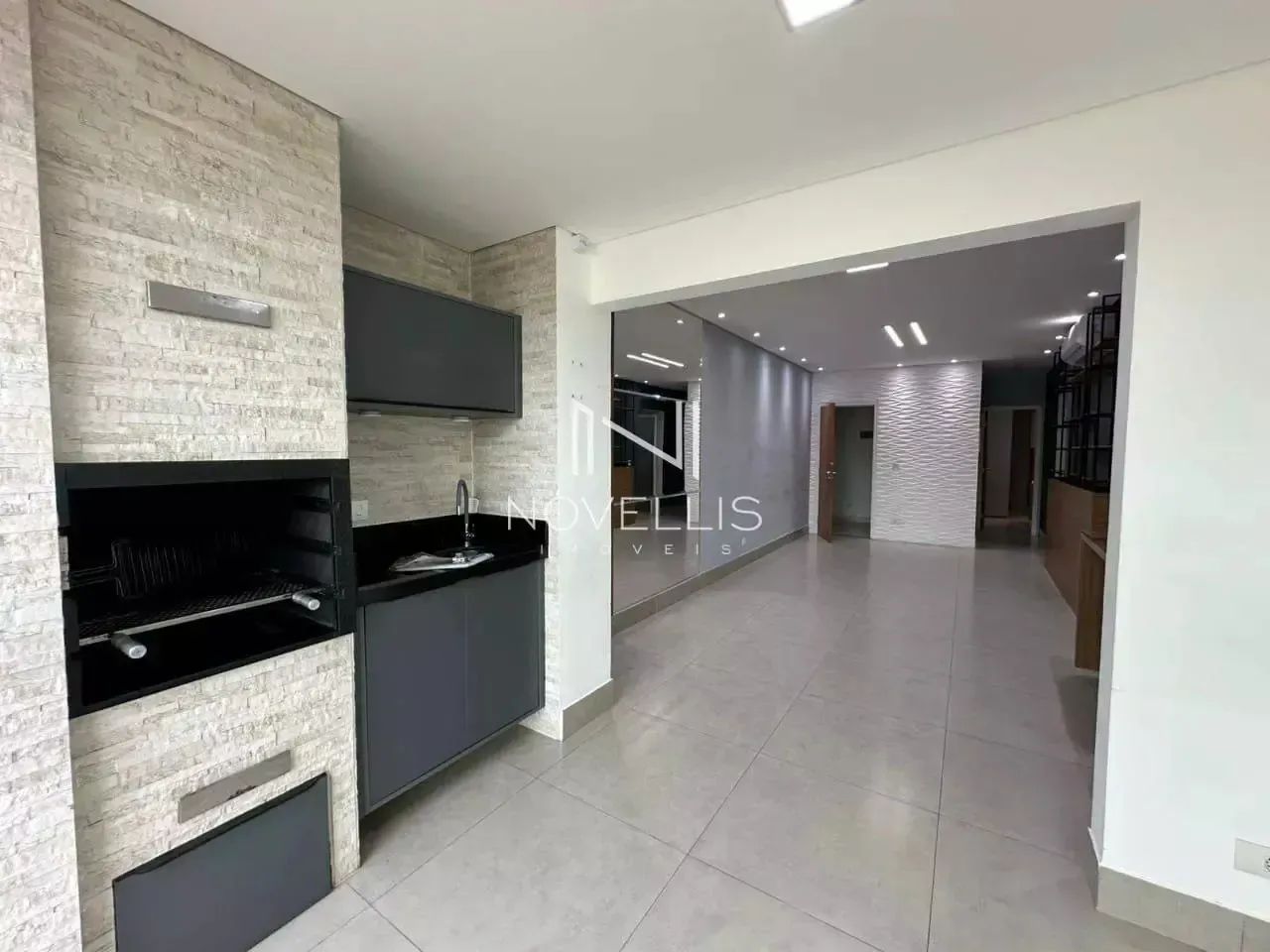 LS Aluga Apartamento 3 Quartos com planejados e Varanda Gourmet - Edifício Diamond  Centro